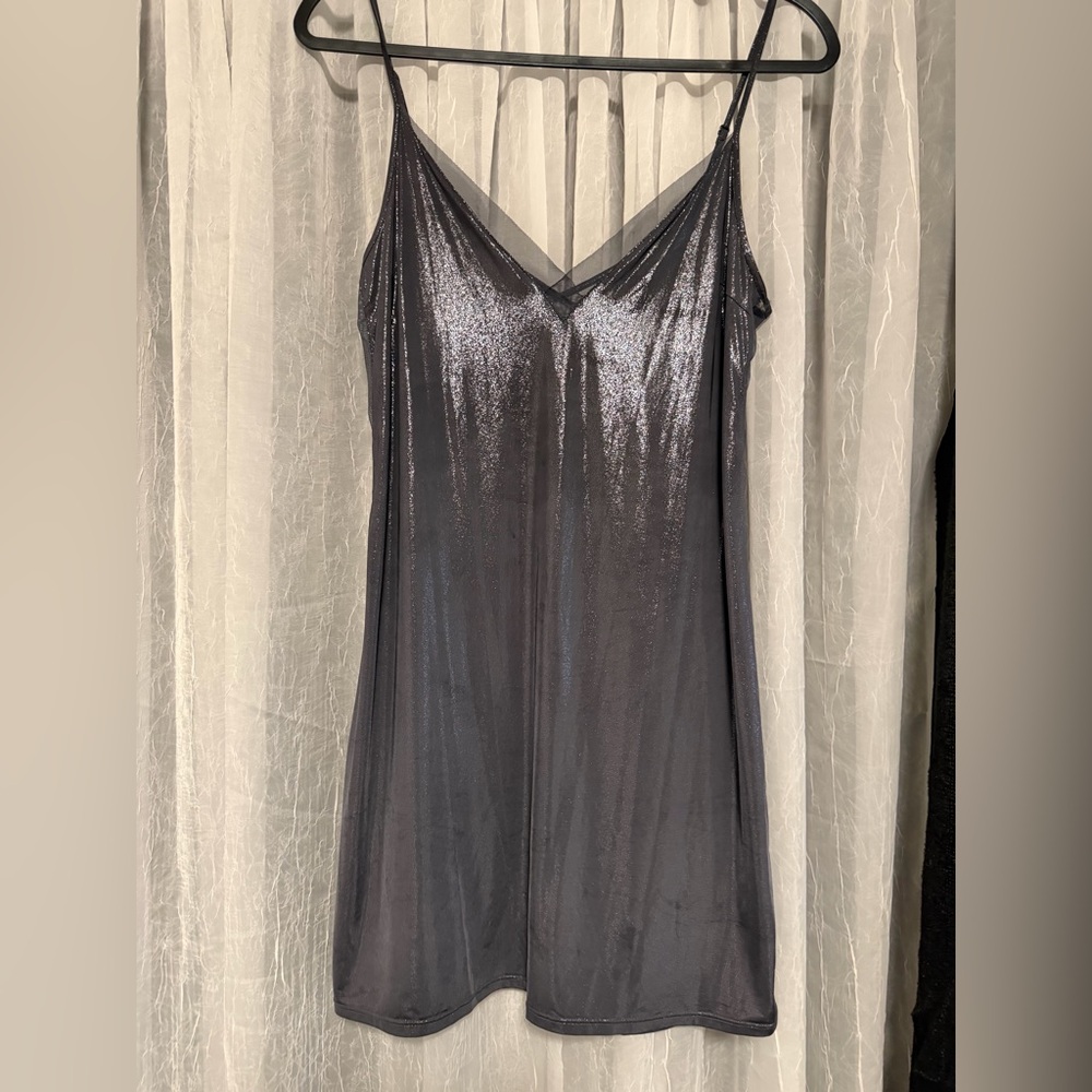 Victoria’s Secret Black Shimmer Mini Dress Size S